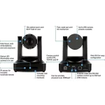 Atlona AT-HDVS-CAM PTZ Camera with USB AT-HDVS-CAM - Imagen 3