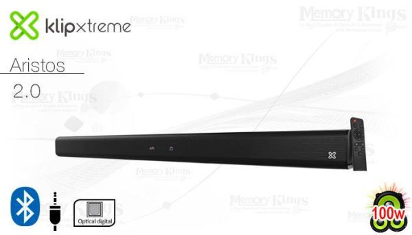 KLIP XTREME BARRA DE SONIDO DE 2.0 CANALES CON BLUETOOTH V5.0 KSB-150 - Imagen 3