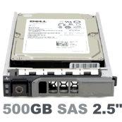 Dell 500-GB 6G 7.2K 2.5 HP SAS w/G176J 400-ADZC