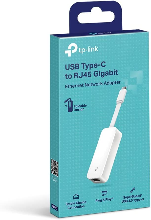 51CJ-VumQwL._AC_SL1000_.jpg TP-Link UE300C USB tipo C a RJ45 Gigabit Ethernet UE300C - Imagen 1