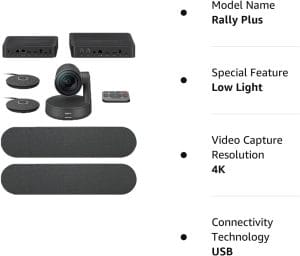 ¡Oferta! Logitech Rally UHD 4K conferencias 960-001217 - Imagen 5