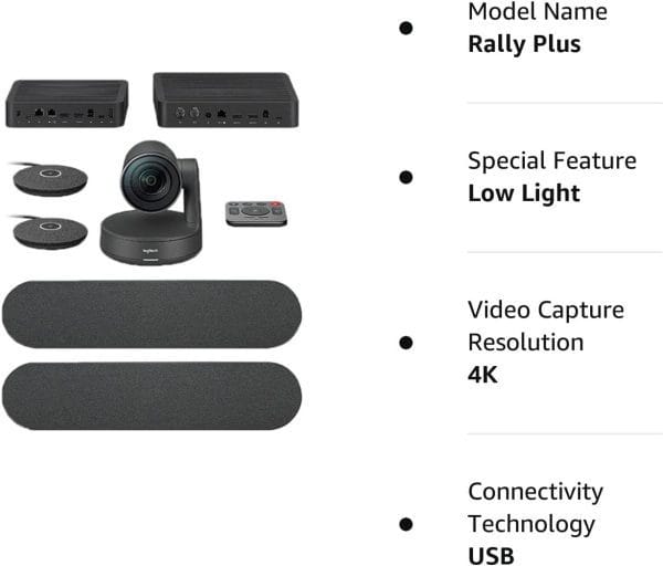 ¡Oferta! Logitech Rally UHD 4K conferencias 960-001217 - Imagen 5