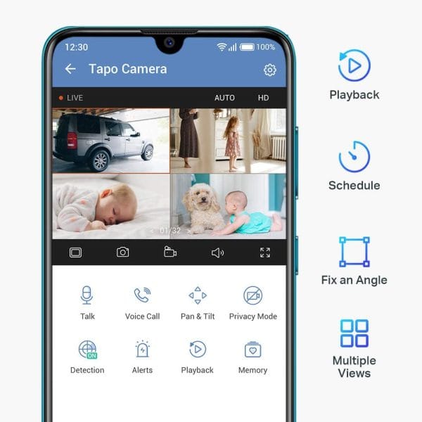 ¡Oferta! TP-Link Tapo C200 Cámara Wi-Fi Rotatoria de Seguridad C200 - Imagen 7