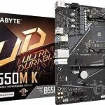 GIGABYTE Tarjeta madre AM4 AMD/B550 B550MDS3HAC