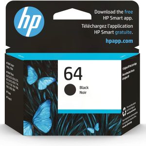 HP 64 Cartucho de tinta negro  N9J90AN