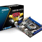 TARJETA MADRE 1155 ASROCK H61M-VG3  I3/ I5/ I7 90-MXGNZ0-A0UAYZ