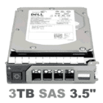 Dell 3-TB 6G 7.2K 3.5 SAS w/F238F 0495TH
