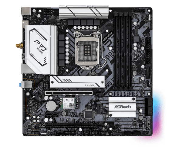 ASROCK B560M Pro4/ac  Intel SOCKET1200 MB-B56MPRA - Imagen 2