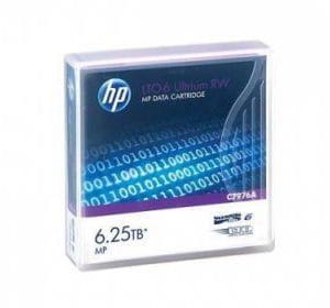 Paquete de 10 HPE LTO 6 Ultrium C7976A