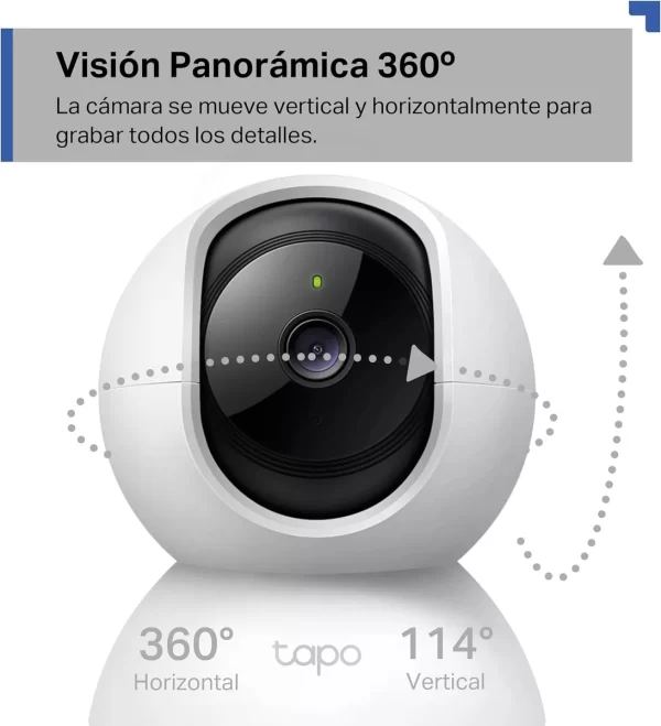¡Oferta! TP-Link Tapo C210 Cámara Wi-Fi vigilancia 360º TAPO-C210 - Imagen 3