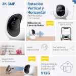 ¡Oferta! TP-Link Tapo C210 Cámara Wi-Fi vigilancia 360º TAPO-C210 - Imagen 2