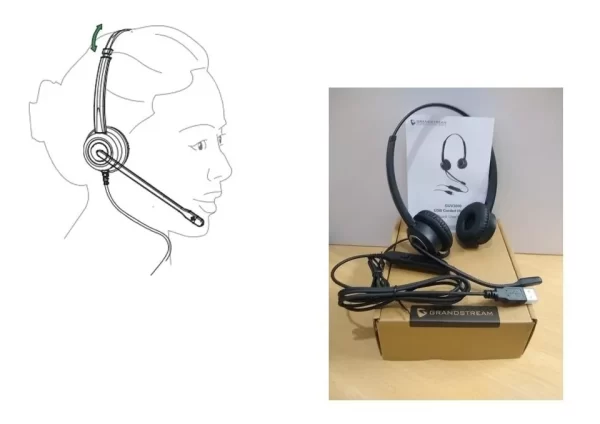 ¡Oferta! Grandstream GUV3000 Audífonos HD USB Micrófono GUV3000 - Imagen 3
