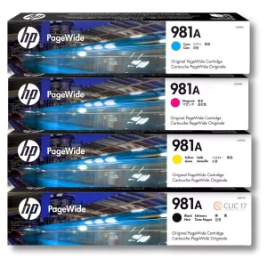 HP 981A Cartucho PageWide Original  tinta negra 6000 pag J3M71A