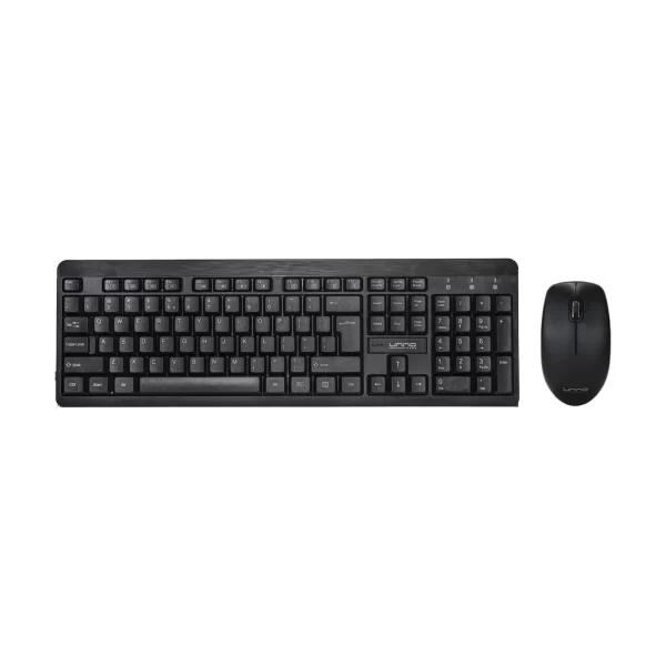 UNNO TEKNO KIT TECLADO Y MOUSE INALAMBRICO ESPAÑOL KB6741BK - Imagen 2