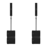 SISTEMA DE AUDIO PORTATIL DE 2 VIAS 460 W RMS  920 W PRO DG NEO-1 ARRAY