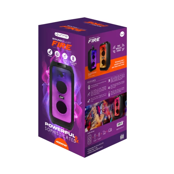 UNNO TEKNO SP9435BK SOUNDBLAST FIRE 2x ALTAVOZ 6" SP9435BK - Imagen 2