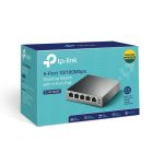 TP-LINK SWITCH 5 PUERTOS -4X POE PUERTOS TL-SF1005P