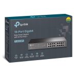 ¡Oferta! TP-LINK Switch 16 Puertos GIBABIT 8 POE TL-SG1016PE