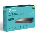 TP-Link Switch Gigabit 10 puertos  PoE+ 8 puertos TL-SG1210MPE