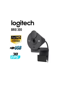 LOGITECH BRIO 300 WEBCAM FULL HD 1080p 960-001413