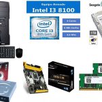 Clon Intel I3-8100 16GB Ram 1 TB Disco duro 24X DVD- RW