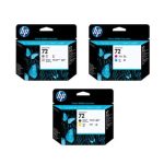 HP 72 Cabezal de impresión negro mate y amarillo C9384A