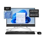 HP ALL-IN-ONE 22-DD2023LA J4025 4GB DE RAM 128 GB 7Z158LA#ABM