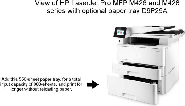 HP LaserJet Pro Alimentador hojas 550 páginas D9P29A - Imagen 4