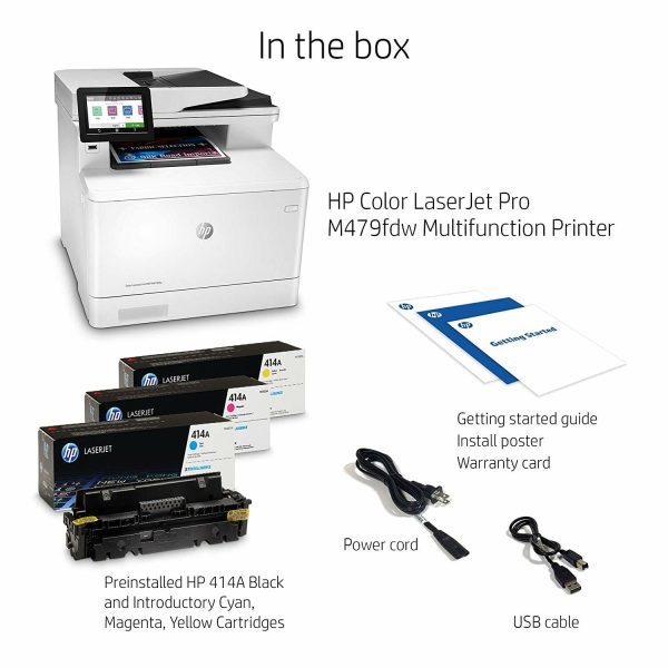 HP Color LaserJet Pro MFP M479dw OFICIO ADF DUPLEX WIFI W1A77A - Imagen 2