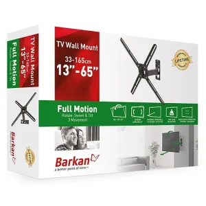 BARKAN SOPORTE TV INCLINABLE Y GIRATORIA 13" 65" BM331T