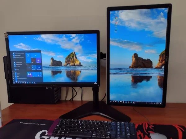 ¡Oferta! BASE/SOPORTE DOBLE MONITOR LCD-LED 13 A 32 PULGADAS KPM-311 - Imagen 4