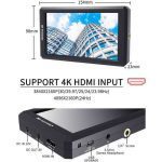 ANDYCINE A6 Monitor en cámara Full HD HDMI de 5,7" A6 - Imagen 6