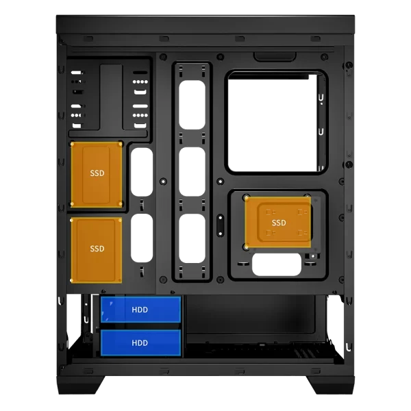Azza Crimson 211G CSAZ-211G: Una carcasa de PC para jugadores con estilo y rendimiento - Imagen 4