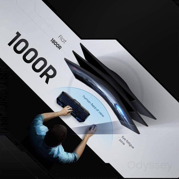 SAMSUNG Monitor LED Gaming Odyssey G5 34 pulgadas LC34G55TWWNX - Imagen 2