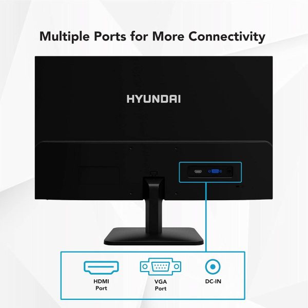 ¡Oferta! Hyundai 24FGM LED 24" Full HD Widescreen HDMI HT24FGMBK01 - Imagen 4