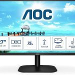 AOC MONITOR  27" Full HD IPS 1920x1080p 60Hz 27B2H