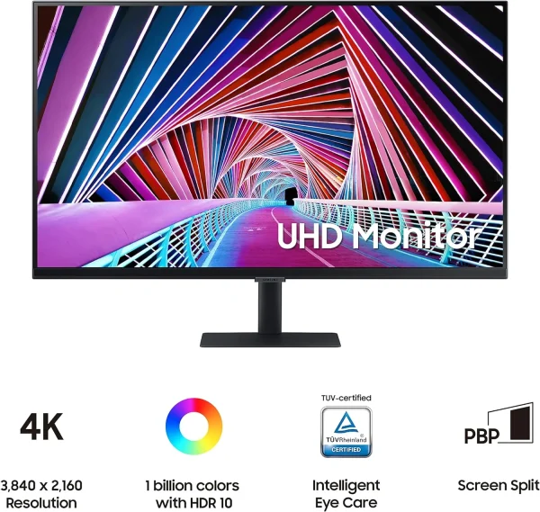 SAMSUNG S70A Series 32 pulgadas 4K UHD LS32A700NWNXZA - Imagen 2