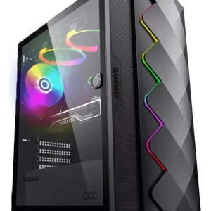 ¡Oferta! CASE GAMEMAX DIAMOND COC NEGRO VIDRIO DIAMOND COC