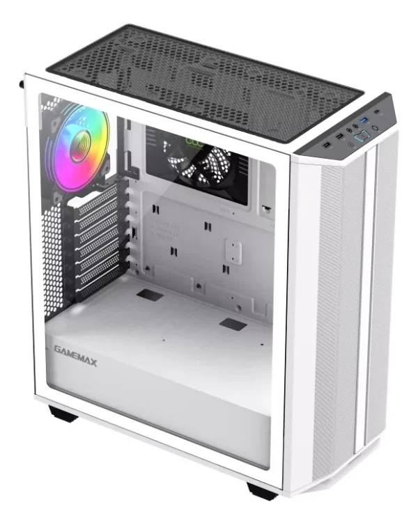 ¡Oferta! GAMEMAX PRECISION 2 CASE MID TOWER BLANCO PRECISION 2 BLANCO - Imagen 2