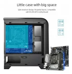 GAMEMAX H601 CASE  MATX NEGRO-ROJO 2xUSB CENTAURI BR - Imagen 4