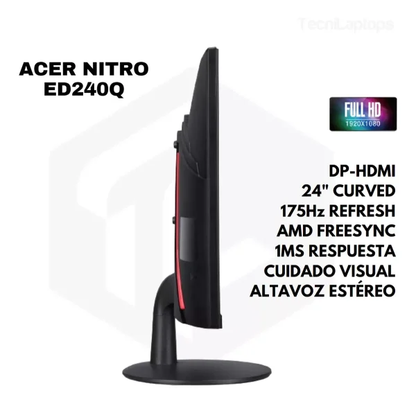 ¡Oferta! ACER EK220Q E3 MONITOR LED 21.5" HDMI VGA UMWE0AA302 - Imagen 2