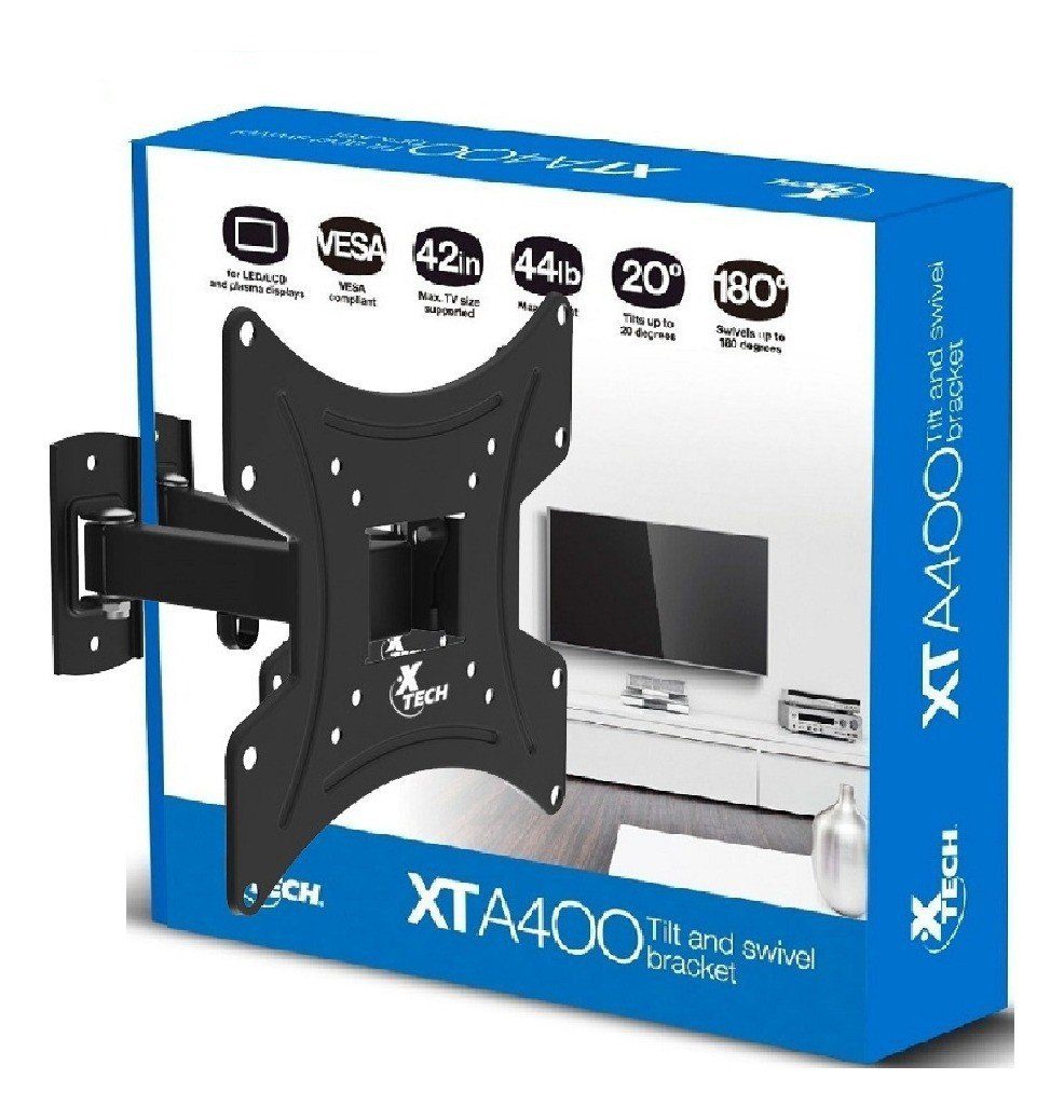 Xtech-Soporte-con-inclinacion-y-giro-23-a-42-pulgadas-XTA-400.jpg Xtech Soporte con inclinación y giro 23 a 42 pulgadas XTA-400 - Imagen 1