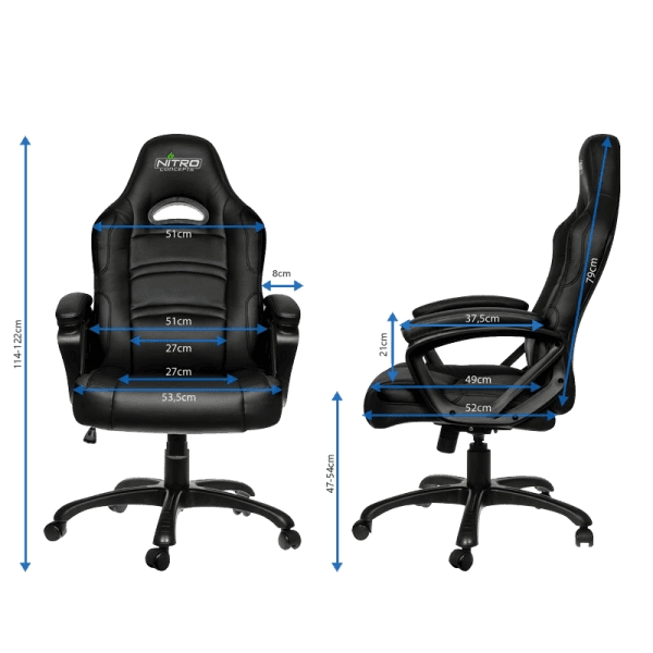 SILLA GAMING GAMEMAX NEGRA GCR07 BK - Imagen 7