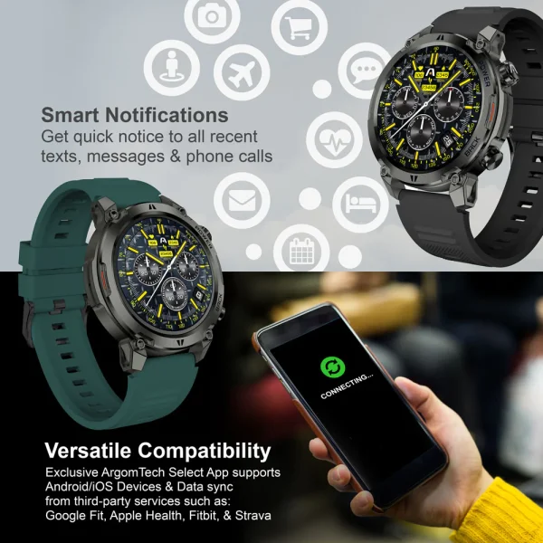 ARGOM SKEIWATCH NEGRO C70 ARG-WT-6070BK - Imagen 8