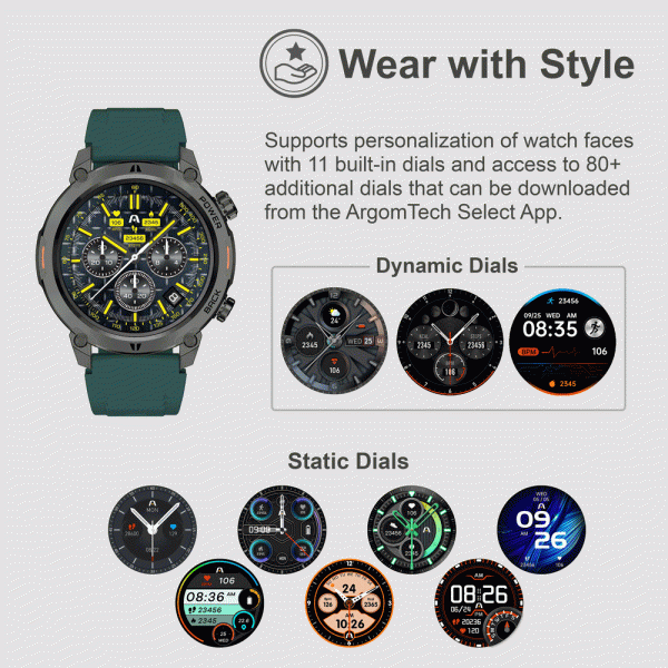 ARGOM SKEIWATCH NEGRO C70 ARG-WT-6070BK - Imagen 3
