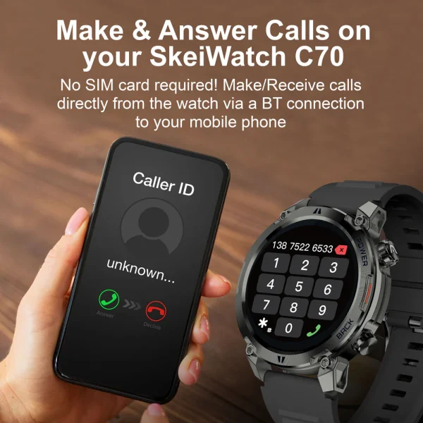 ARGOM SKEIWATCH NEGRO C70 ARG-WT-6070BK - Imagen 7