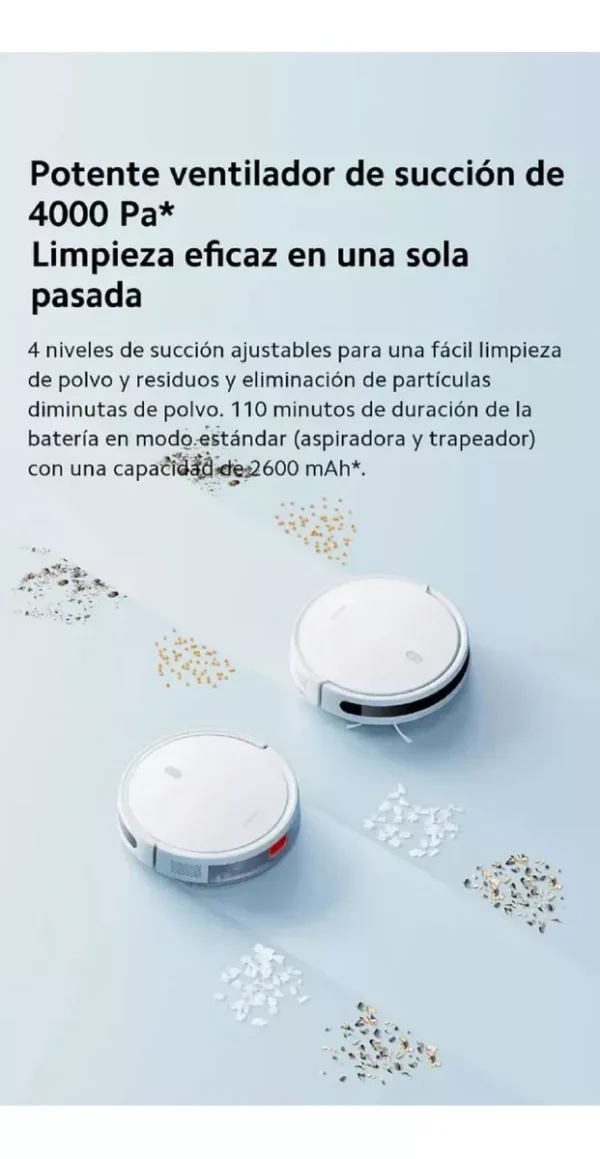 ¡Oferta! Xiaomi Robot Vacuum S20 WiFi BHR6951US - Imagen 5