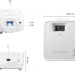 VIEWSONIC LS510WH-2 DLP PROJECTOR - RGB LED - 3000 LUMENS LS510WH