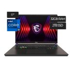 MSI VECTOR 17  I9 14900HX 5.8GHZ 32GB DDR5 5600MHZ 1TB  HX A14VHG-649US