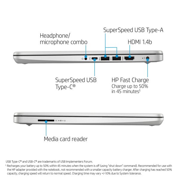 HP 14-DQ2055WM 14" FHD/ I3-1115G4 4GB 256GB SSD 39K15UA#ABA - Imagen 5